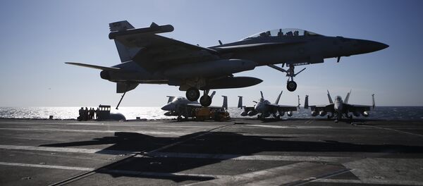 حاملة الطائرات الأميركية رونالد ريغان - سبوتنيك عربي