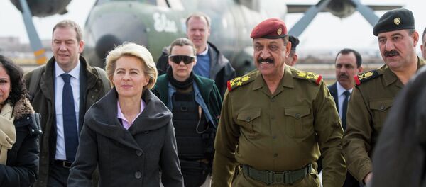 وزيرة الدفاع الألمانية  أورسولا فون دير لاين - سبوتنيك عربي