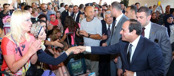 الرئيس عبد الفتاح السيسي في شرم الشيخ - سبوتنيك عربي