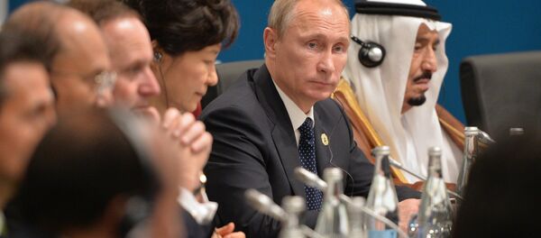 الرئيس الروسي فلاديمير بوتين والعاهل السعودي سلمان بن عبد العزيز - سبوتنيك عربي