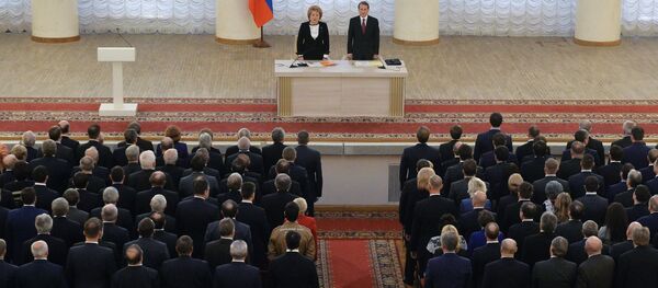 جلسة مشتركة لمجلسي الدوما والاتحاد للبرلمان الروسي - سبوتنيك عربي