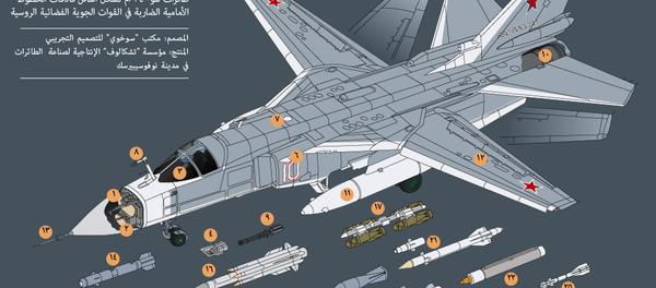 قاذفة الخطوط الأمامية سو- 24 ام قاذفة الخطوط الأمامية سو- 24 ام - سبوتنيك عربي