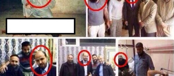 نجل أردوغان مع قيادات التنظيم الإرهابي - سبوتنيك عربي