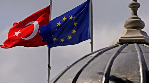 علما الاتحاد الأوروبي وتركيا - سبوتنيك عربي