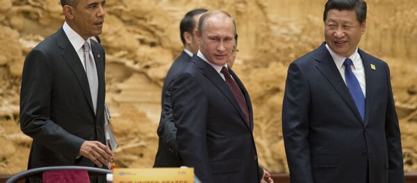 فلاديمير بوتين وباراك أوباما وشي جين بينغ - سبوتنيك عربي