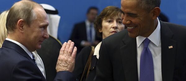 فلاديمير بوتين مع باراك أوباما - سبوتنيك عربي