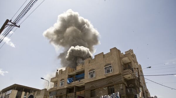 غارات التحالف العربي على اليمن (صورة أرشيفية) - سبوتنيك عربي