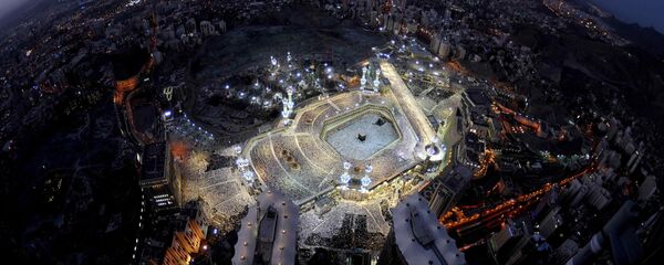 صورة الحرم المكي من اعلى برج الساعة - سبوتنيك عربي