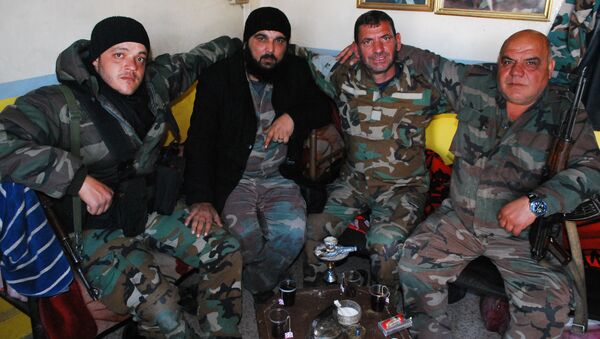 مقاتلون سوريون في جوبر - سبوتنيك عربي