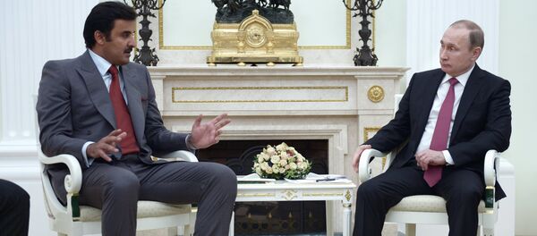 محادثات بين الرئيس الروسي بوتين وأمير قطر في موسكو - سبوتنيك عربي