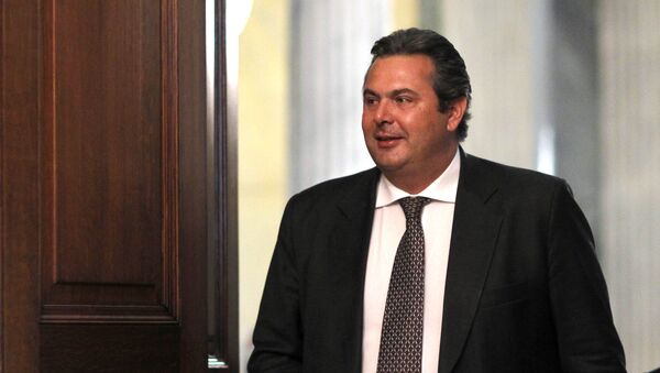 وزير الدفاع اليوناني، بانوس كامينوس - سبوتنيك عربي