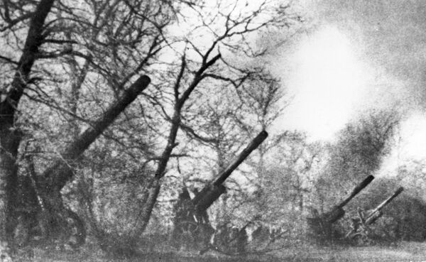 المدفعية الروسية على أرض المعركة فى ستالينغراد - سبوتنيك عربي