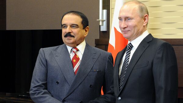 الرئيس الروسي مع ملك البحرين - سبوتنيك عربي