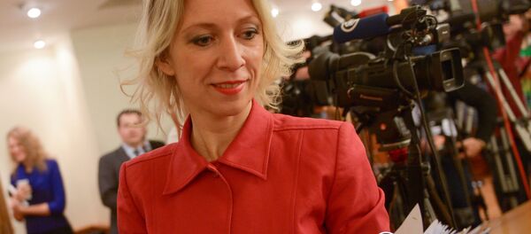 المتحدثة باسم الوزارة الخارجية الروسية ماريا زاخاروفا - سبوتنيك عربي