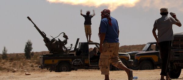 احتجاجات مناهضة للحكومة في مدينة سرت في ليبيا - سبوتنيك عربي