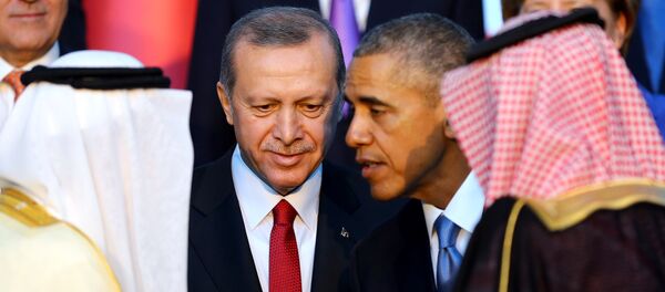 الرئيس التركي والأمريكي والملك السعودي - سبوتنيك عربي