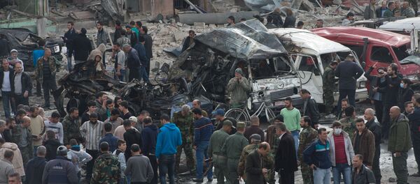 تفجير إرهابي في حمص - سبوتنيك عربي