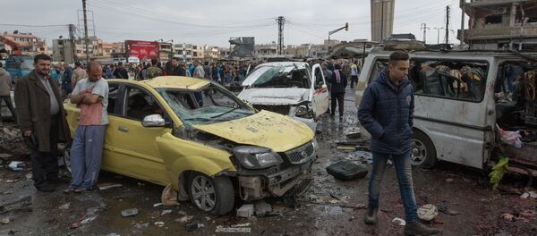 العمل الإرهابي في حمص (صورة أرشيفية) - سبوتنيك عربي