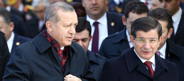 رجب طيب أردوغان وداوود أوغلو - سبوتنيك عربي