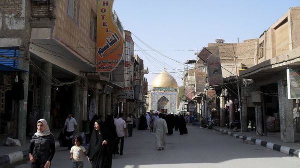 صورة أرشيفية لشارع الرسول بالنجف العراقية - سبوتنيك عربي