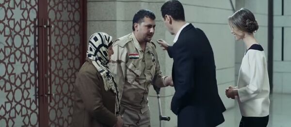 الرئيس السوري بشار الأسد وزوجته - سبوتنيك عربي