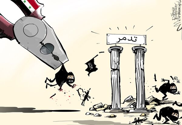 دحر داعش في تدمر دحر داعش في تدمر - سبوتنيك عربي