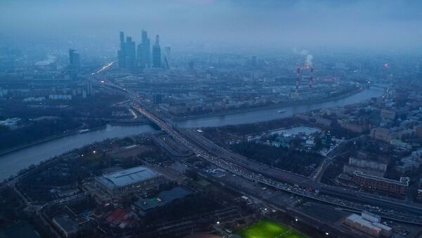 مشهد للعاصمة الروسية موسكو بعدسة طائر. - سبوتنيك عربي