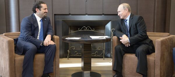 بوتين مع سعد الحريري - سبوتنيك عربي