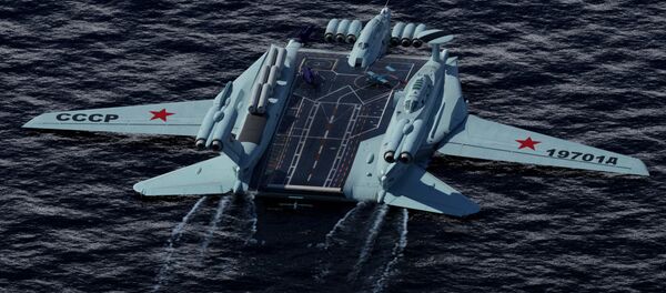 إيكرانوبلان حاملة طائرات روسية تطير في الماء - سبوتنيك عربي