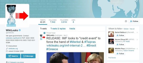 ويكيليكس - سبوتنيك عربي