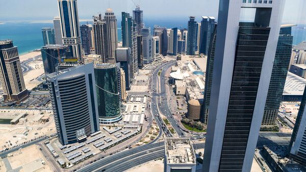 مشهد يطل على مدينة الدوحة من أعلى، قطر. - سبوتنيك عربي