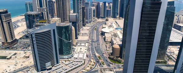 مشهد يطل على مدينة الدوحة من أعلى، قطر. - سبوتنيك عربي
