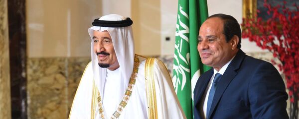 الرئيس المصري عبدالفتاح السيسي والملك السعودي سلمان بن عبدالعزيز - سبوتنيك عربي