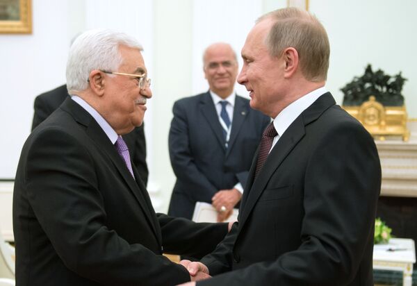 لقاء بين فلاديمير بوتين ومحمود عباس  - سبوتنيك عربي