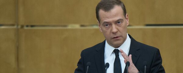 رئيس الحكومة الروسية دميتري ميدفيديف - سبوتنيك عربي