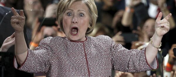المرشحة للانتخابات الرئاسية هيلاري كلينتون في نيويورك، 19 أبريل/ نيسان 2016. - سبوتنيك عربي