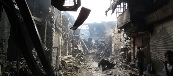 حريق في دمشق - سبوتنيك عربي