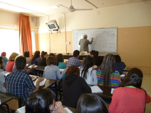 طلبة اللغة الروسية في دمشق - سبوتنيك عربي