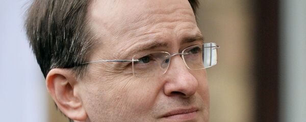 وزير الثقافة الروسي فلاديمير ميدينسكي وزير الثقافة الروسي فلاديمير ميدينسكي - سبوتنيك عربي