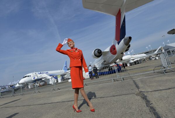 مضيفات شركة الطيران الروسية Aeroflot - سبوتنيك عربي