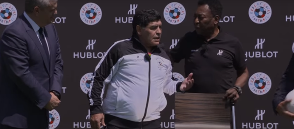 مارادونا وبيليه - سبوتنيك عربي