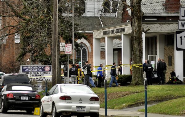 حادثة إطلاق نار في بينغامتون بولاية نيويورك، 3 أبريل/ نيسان 2009 - سبوتنيك عربي