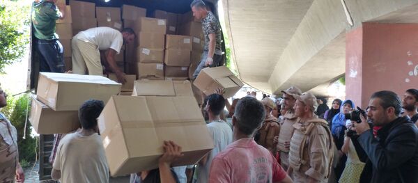 المساعدات الروسية تصل إلى كافة المناطق السورية - سبوتنيك عربي