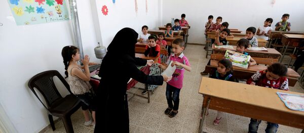 التلاميذ فى مدارس سوريا - سبوتنيك عربي