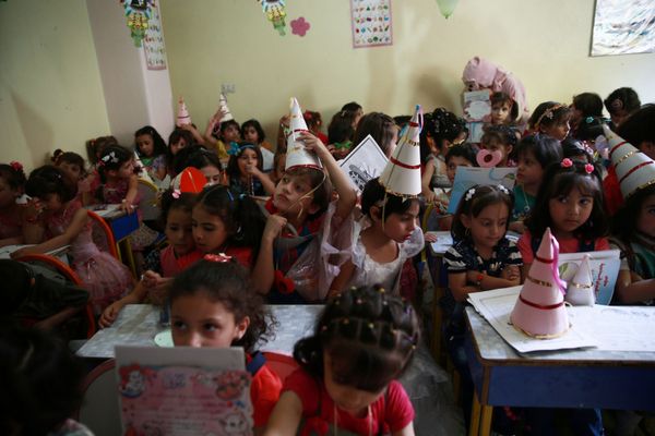 تلاميذ المدارس فى سوريا - سبوتنيك عربي