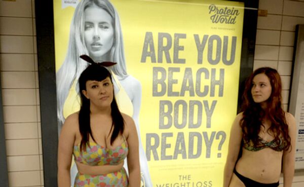 احتج الكثيرون على الإعلان، ووحُررت أكثر من 400 شكوى ضده، في حملة شعارها أن كل الأجسام مقبولة - سبوتنيك عربي