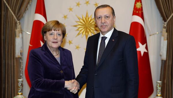 أنجيلا ميركل ورجب طيب أردوغان - سبوتنيك عربي