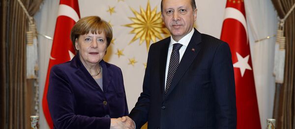 أنجيلا ميركل ورجب طيب أردوغان - سبوتنيك عربي