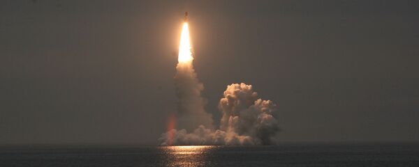 إطلاق صاروخ بولافا - سبوتنيك عربي