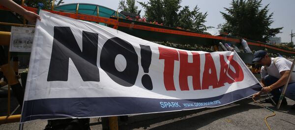 مظاهرات في كوريا الجنوبية ضد نشر صواريخ ثاد الأمريكية - سبوتنيك عربي